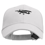 Ethereal Aviation Embroidered Low Profile Structured Cap - White OSFM