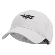 Ethereal Aviation Embroidered Low Profile Structured Cap - White OSFM