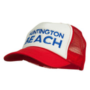 Huntington Beach Embroidered Foam Mesh Back Cap