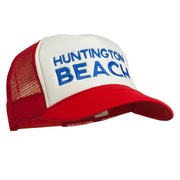 Huntington Beach Embroidered Foam Mesh Back Cap