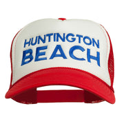 Huntington Beach Embroidered Foam Mesh Back Cap