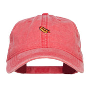 Mini Hot Dog Embroidered Washed Cap