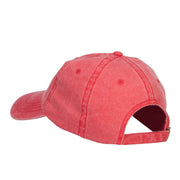 Mini Hot Dog Embroidered Washed Cap