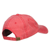 Mini Hot Dog Embroidered Washed Cap