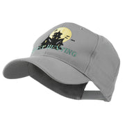 Halloween Ghost Hunting with House Embroidered Cap