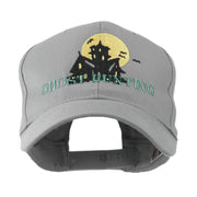 Halloween Ghost Hunting with House Embroidered Cap