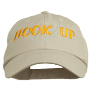 Hook Up Fishing Embroidered Low Profile Cap