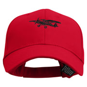 Ethereal Aviation Embroidered Low Profile Structured Cap - Red OSFM