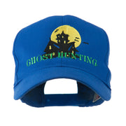 Halloween Ghost Hunting with House Embroidered Cap