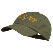 Hook Up Fishing Embroidered Low Profile Cap