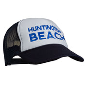 Huntington Beach Embroidered Foam Mesh Back Cap