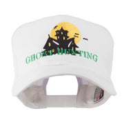 Halloween Ghost Hunting with House Embroidered Cap