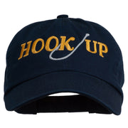 Hook Up Fishing Embroidered Low Profile Cap