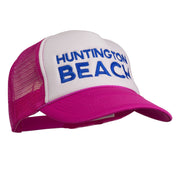 Huntington Beach Embroidered Foam Mesh Back Cap