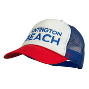 Huntington Beach Embroidered Foam Mesh Back Cap