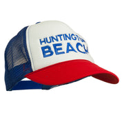 Huntington Beach Embroidered Foam Mesh Back Cap