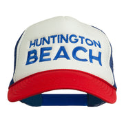 Huntington Beach Embroidered Foam Mesh Back Cap