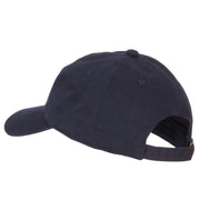 Hawaii Hibiscus with Map Embroidered Unstructured Washed Cap