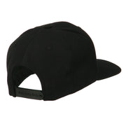 Flat Bill Hip Hop Casual Blood Embroidered Cap