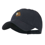 Hawk Head Mascot Embroidered Cap