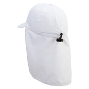 Green Mantis Icon Embroidered Flap Hats - White OSFM