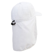 Green Mantis Icon Embroidered Flap Hats - White OSFM