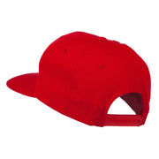 Flat Bill Hip Hop Casual Blood Embroidered Cap