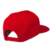 Flat Bill Hip Hop Casual Blood Embroidered Cap