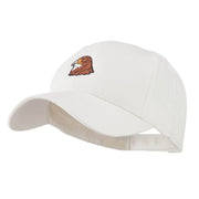 Hawk Head Mascot Embroidered Cap