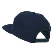 Flat Bill Hip Hop Casual Blood Embroidered Cap