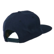 Flat Bill Hip Hop Casual Blood Embroidered Cap