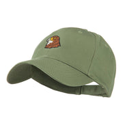 Hawk Head Mascot Embroidered Cap