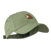 Hawk Head Mascot Embroidered Cap