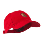 Hawk Head Mascot Embroidered Cap