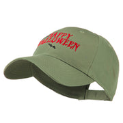 Happy Halloween with Bats Embroidered Cap