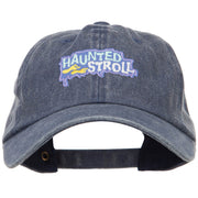 Halloween Haunted Stroll Patched Unstructured Cap