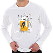 Happy Hour Soak Graphic Design Unisex Ring Spun Cotton Premium Long Sleeve T-shirt