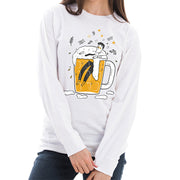 Happy Hour Soak Graphic Design Unisex Ring Spun Cotton Premium Long Sleeve T-shirt