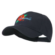 USA State Flower Hawaii Hibiscus Embroidery Cap