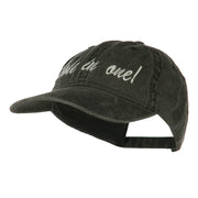 Hole in One Embroidered Washed Cap