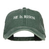 He is Risen Embroidered Washed Cap