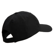 USMC Semper Fi Embroidered 6 Panel Unstructured Cotton Twill Cap Made in USA - Black OSFM