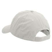 Cartoon Spider Tarantula Embroidered Low Profile Pet Spun Washed Cap - White OSFM