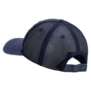 Licensed Army Aviator Veteran Embroidered Low Profile Special Cotton Mesh Cap - Navy OSFM