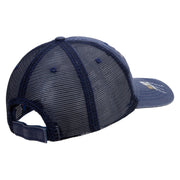 Licensed Army Aviator Veteran Embroidered Low Profile Special Cotton Mesh Cap - Navy OSFM