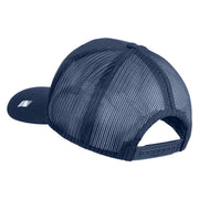 Delta with USSF Embroidered Solid Cotton Mesh Cap - Navy OSFM