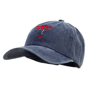 Space Arcade Embroidered Cotton Twill Premium Pigment Dyed Cap - Navy OSFM