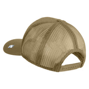Delta with USSF Embroidered Solid Cotton Mesh Cap - Khaki OSFM