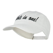 Hole in One Embroidered Washed Cap