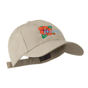 USA State Flower Hawaii Hibiscus Embroidery Cap